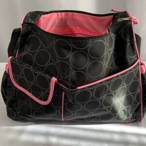 Carter's Diaper Bag Adjustable Shoulder Strap Zip Close Many Compartments